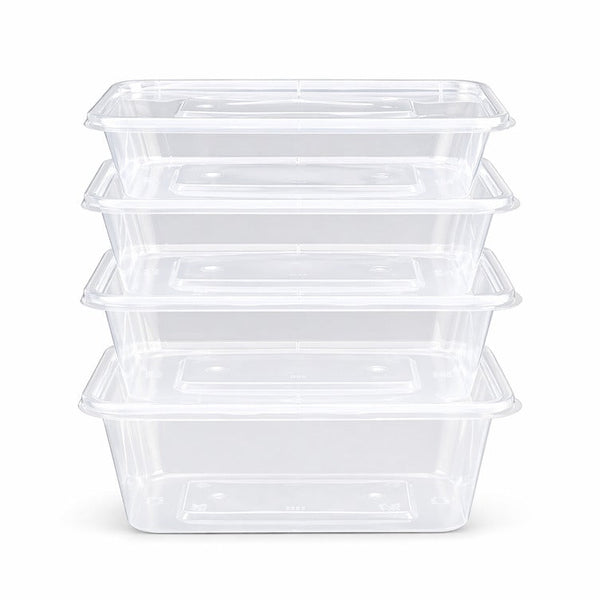 Heavy Duty Rectangular Containers ( Clear )