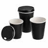 Bio Recyclable - Double Wall Black Embossed Range