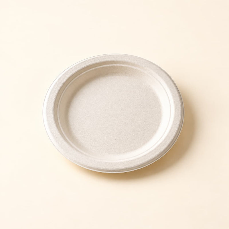 Bagasse Round Plates -