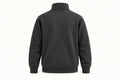 Cotton Fleece Half Zip Jackets - Green