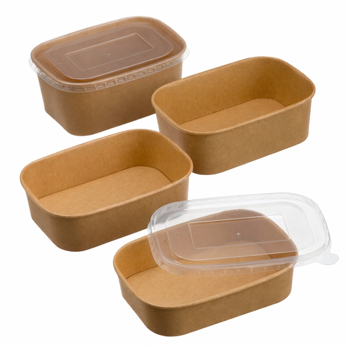 Kraft Rectangular Bento Box Range