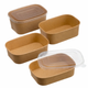 Kraft Rectangular Bento Box Range