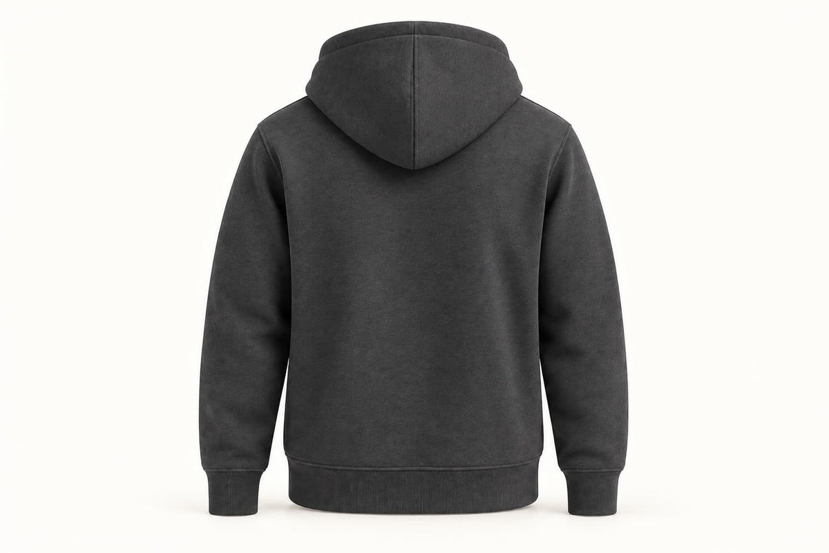 Cotton Fleece Full Zip Jacket - Dark Green