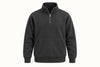 Cotton Fleece Half Zip Jackets - Green