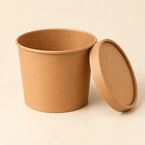 Kraft Paper Tub - Premium Grade Unprinted