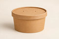 Kraft Round Take Away Food Box - 500 ml
