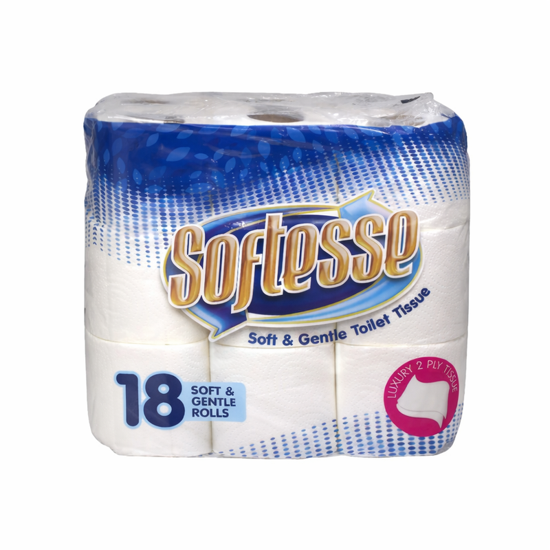 Softesse 54x Roll - 2 Ply Toilet Roll White