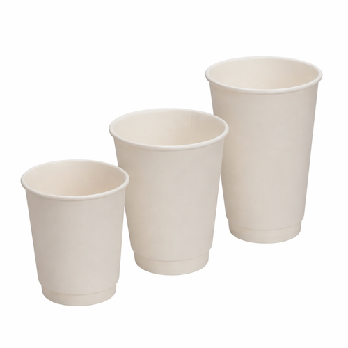 White Double-Wall Hot Cup Range
