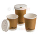 Bio Recyclable - Double Wall Kraft Hot Cup Range