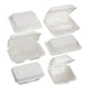 Bagasse Compartment Clamshell Box